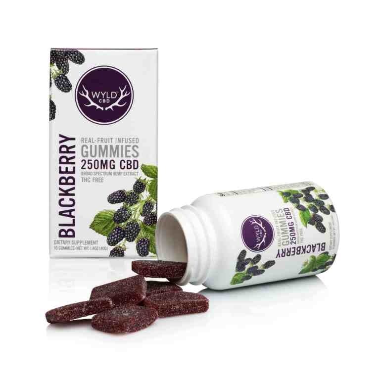 Wyld CBD Blackberry Gummies – 250MG